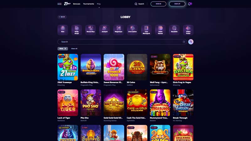 Thumbnail 21bit slots