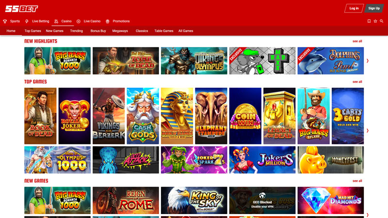 Thumbnail 55bet slots