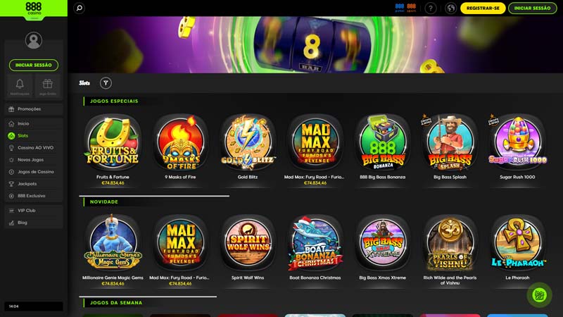 888sport slots screenshot