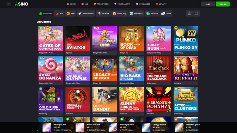 asino slots screenshot