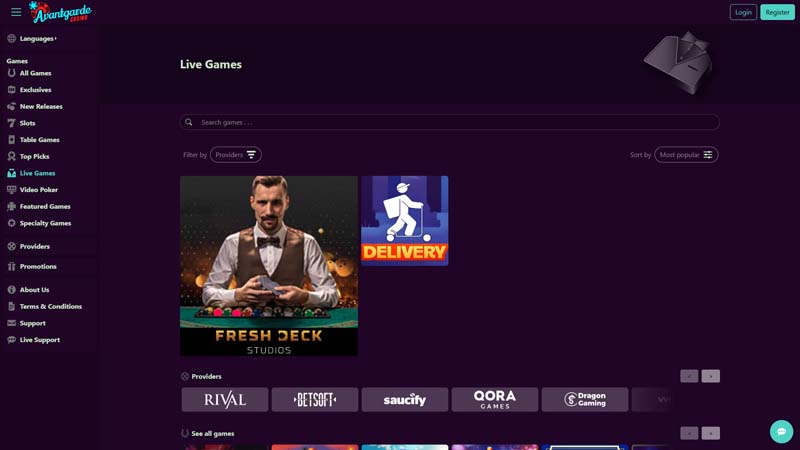 Thumbnail avantgarde live