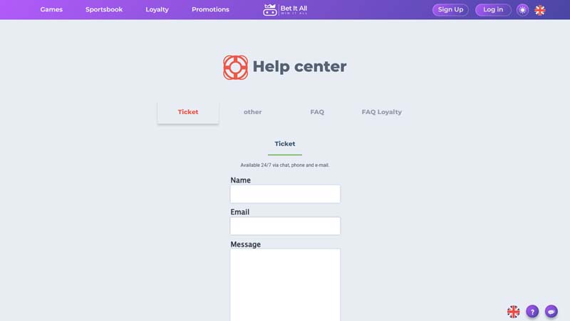 Thumbnail bet-it-all-casino support
