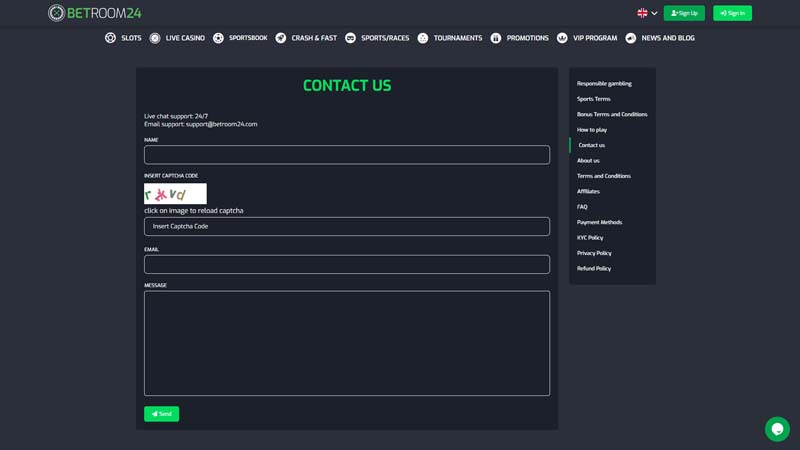 Thumbnail betroom24 support