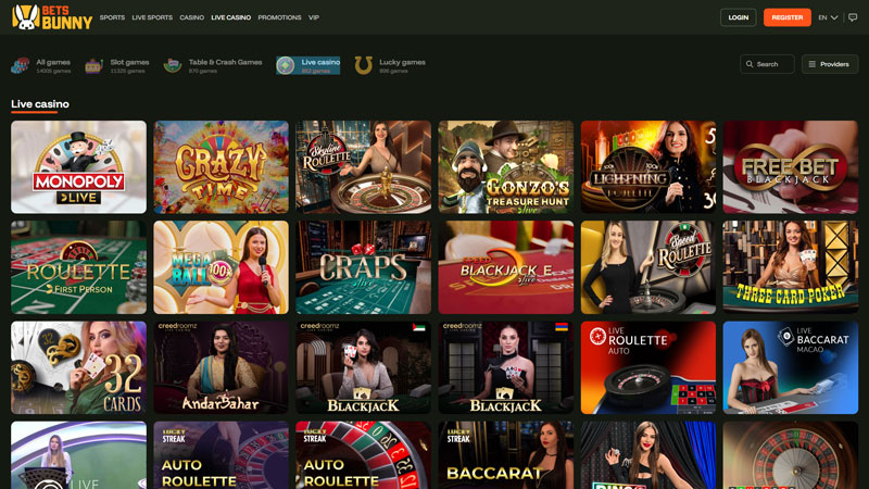 bets-bunny live screenshot