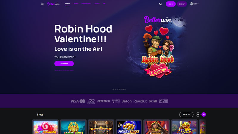 betterwin lobby screenshot