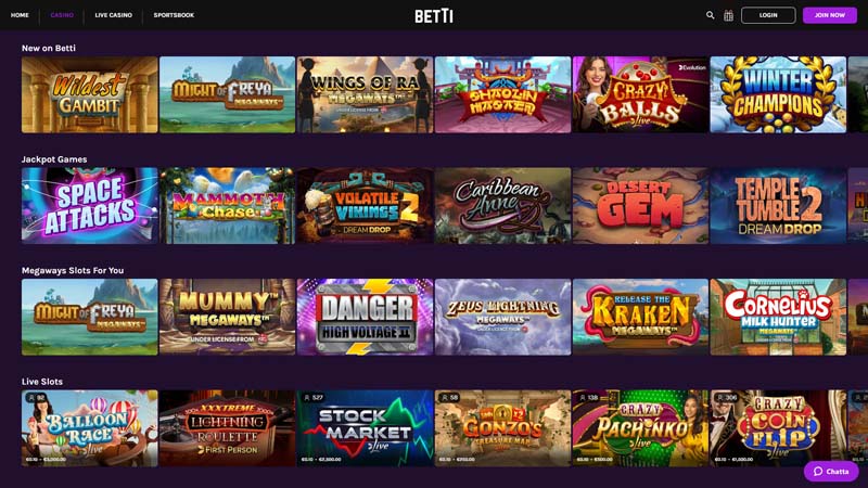 Thumbnail betti slots