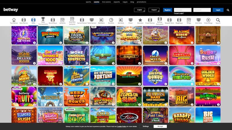 betway-casino slots screenshot