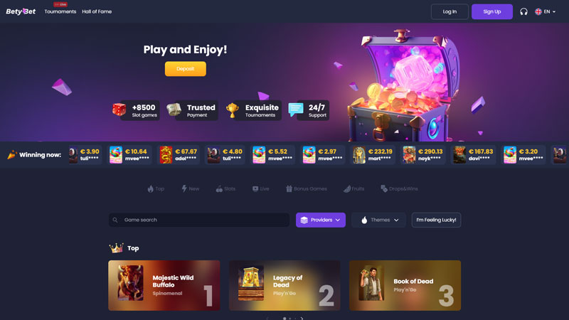 Thumbnail betybet lobby