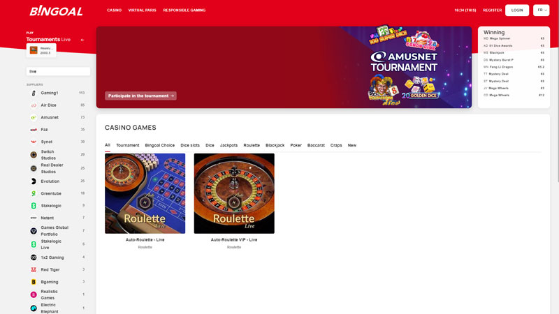 bingoal-casino live screenshot