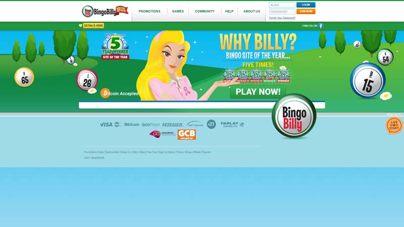 Thumbnail bingobilly-casino lobby