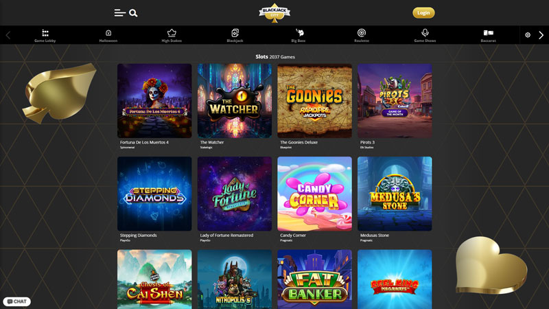 blackjack-city slots screenshot