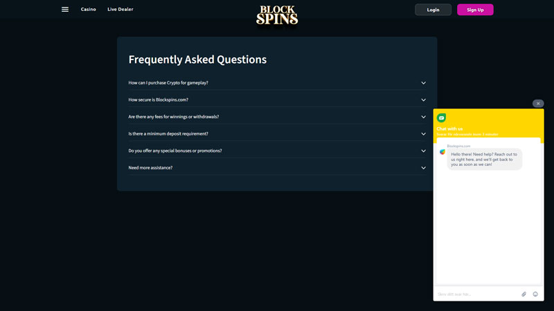 Thumbnail blockspins support