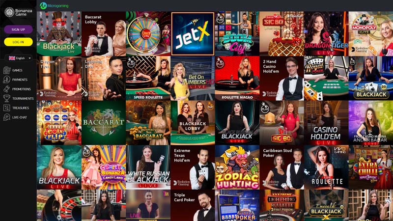 bonanza-game-casino live screenshot