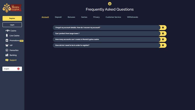 Thumbnail cabarino support