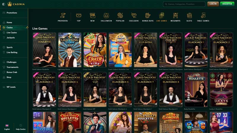 Thumbnail casinia-casino live