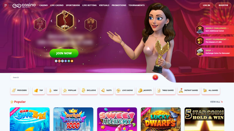 Thumbnail casino-infinity lobby