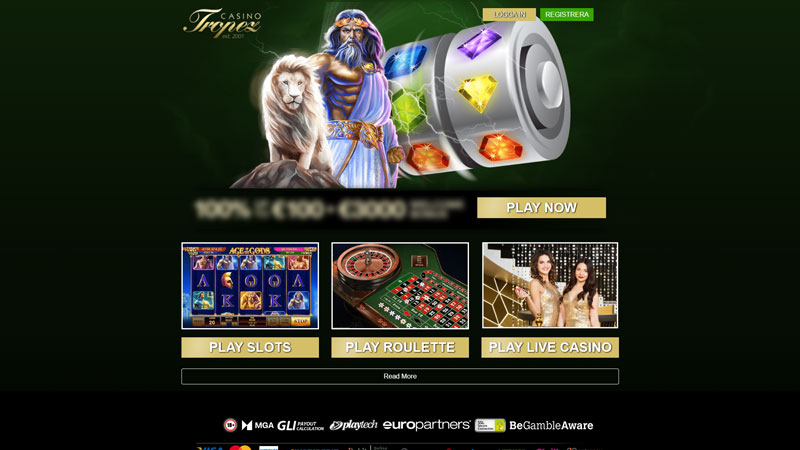 casino-tropez lobby screenshot