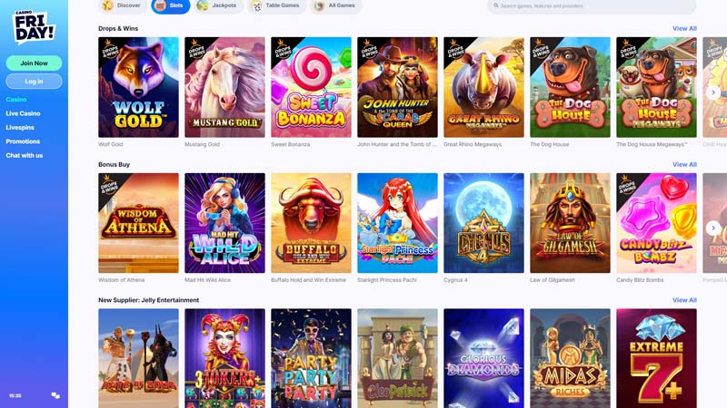 Thumbnail casinofriday slots