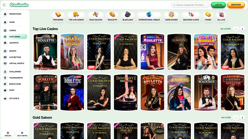 Thumbnail casinolo live