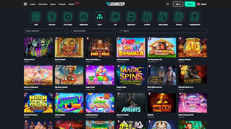 Thumbnail casinozer slots