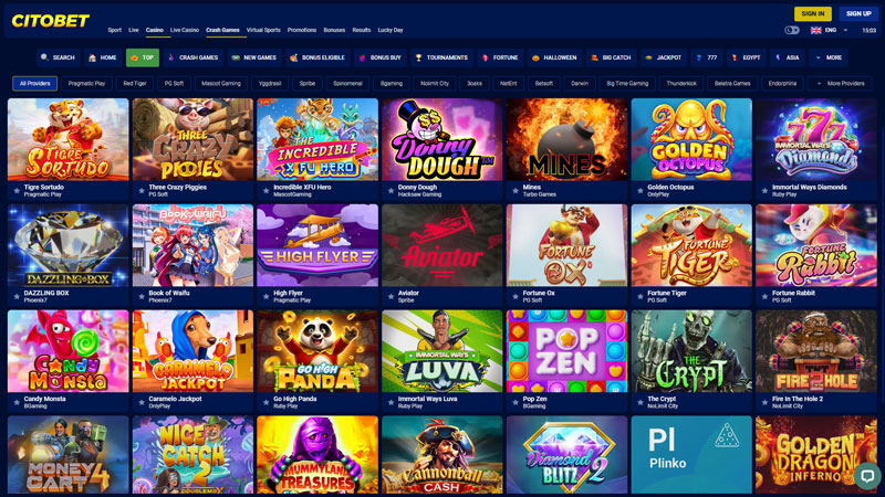 citobet slots screenshot