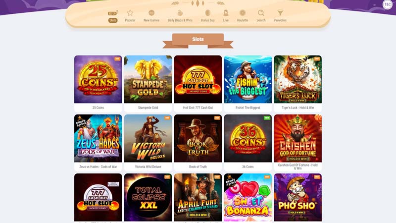 cookie-casino slots screenshot