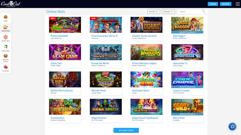 coolcat-casino slots screenshot