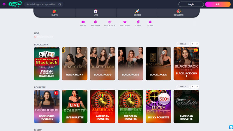 Thumbnail crocoslots live