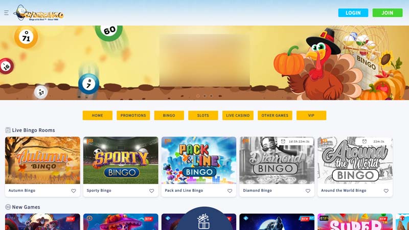 cyberbingo-casino lobby screenshot