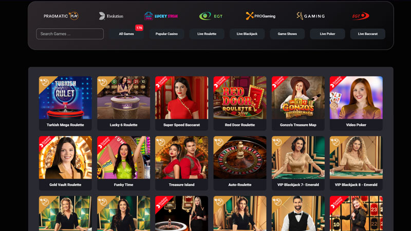 donbet live screenshot