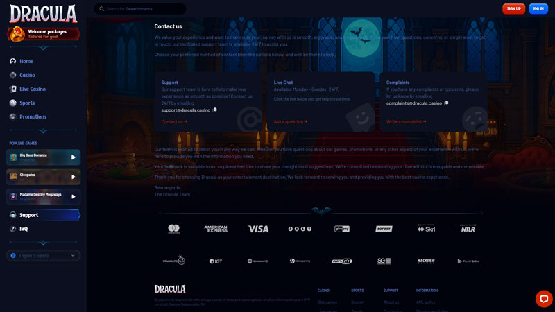 Thumbnail dracula support