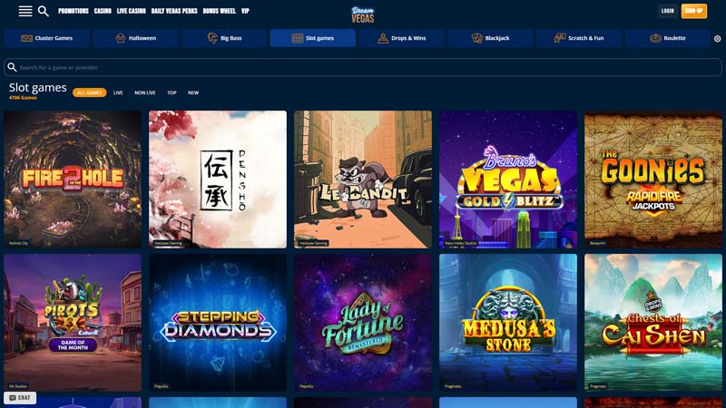 dream-vegas-casino slots screenshot