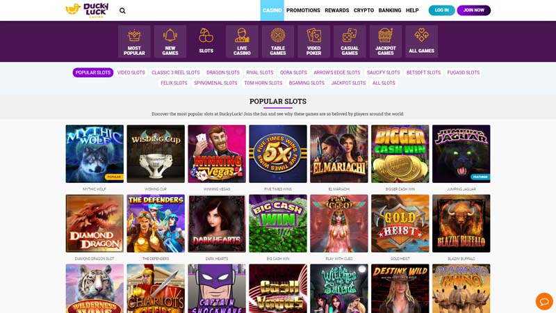 duckyluck slots screenshot