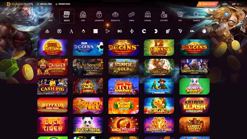 dundeeslots slots screenshot