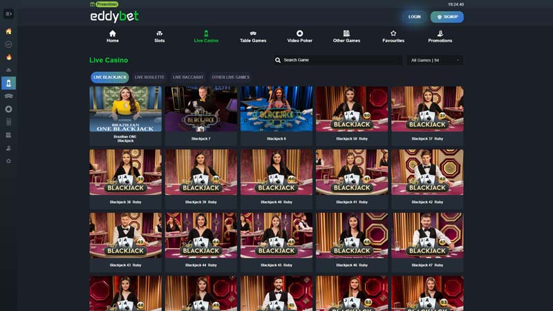 Thumbnail eddybet live