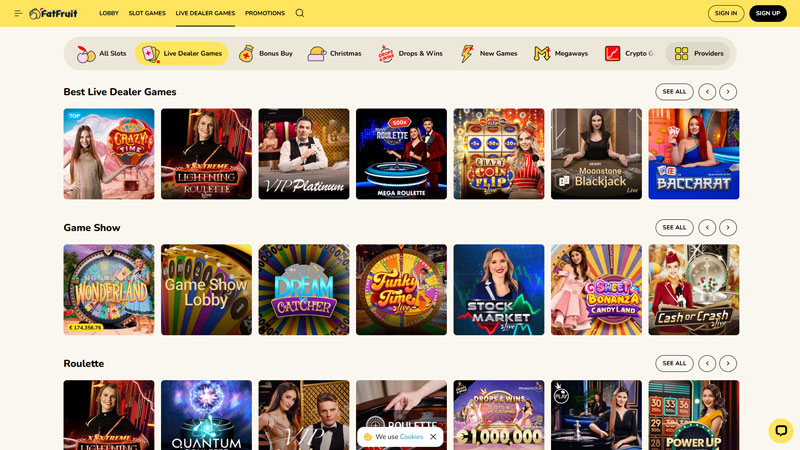 fatfruit live screenshot