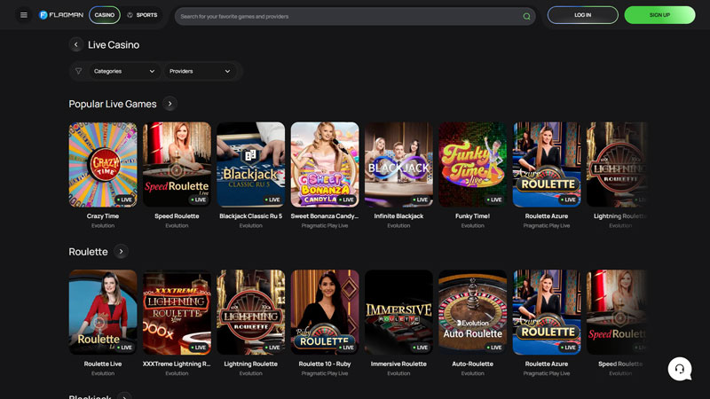 flagman live screenshot