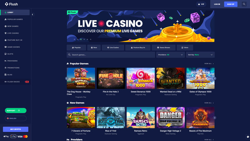 Thumbnail flush lobby