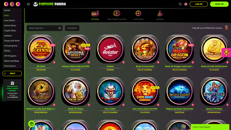 fortune-panda slots screenshot