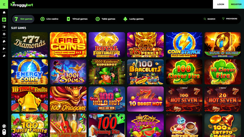 froggybet slots screenshot