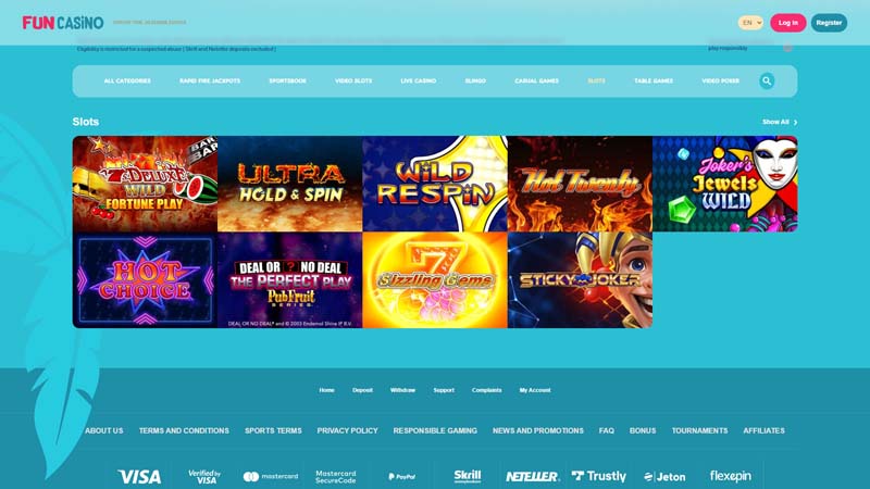 fun-casino slots screenshot