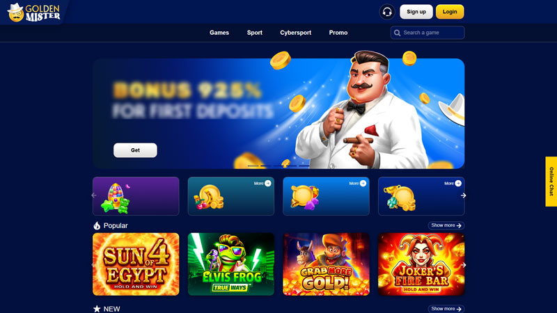 Thumbnail golden-mister lobby