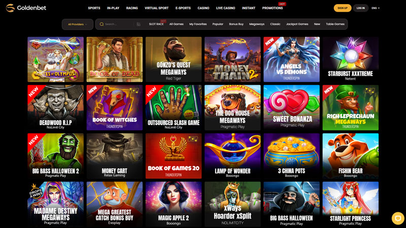 goldenbet slots screenshot