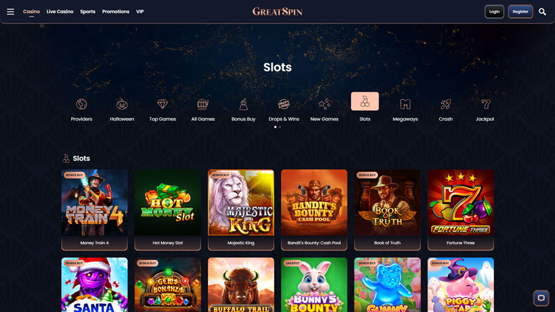 greatspin slots screenshot