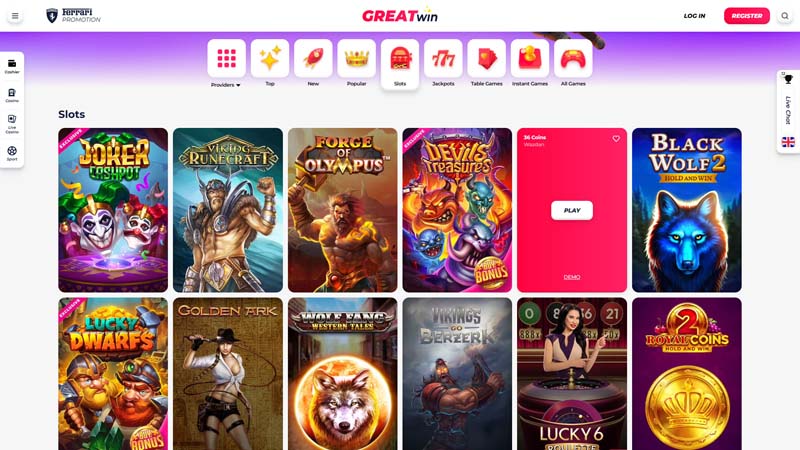 Thumbnail greatwin slots