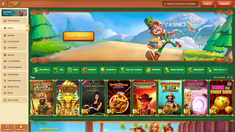 greenluck lobby screenshot