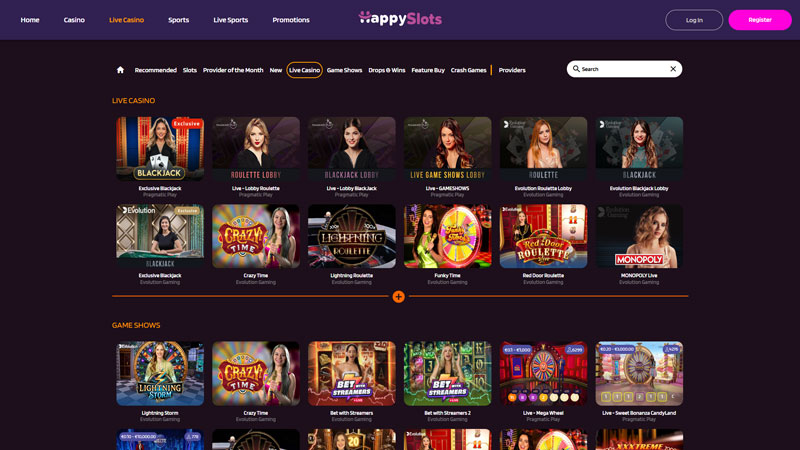 Thumbnail happyslots live