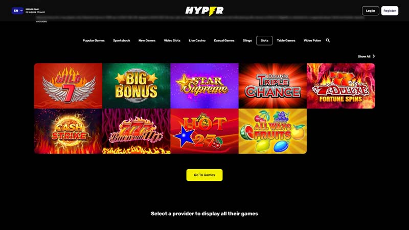 Thumbnail hyper-casino slots