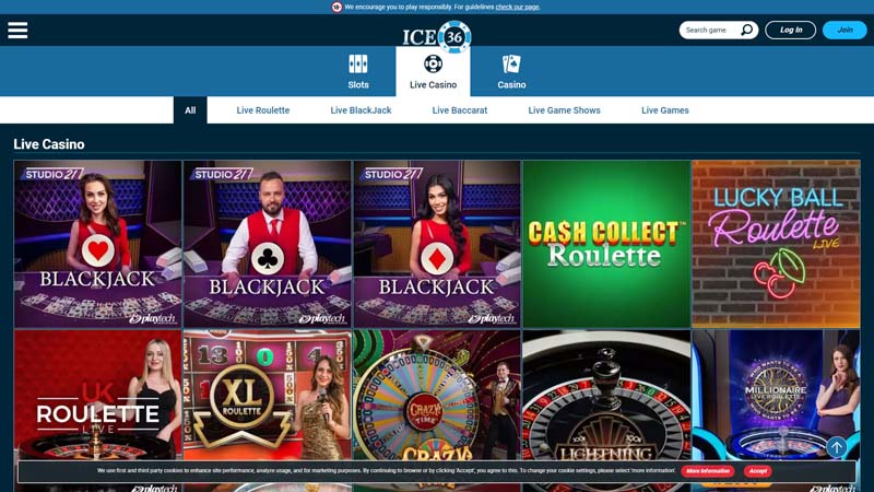 ice36 live screenshot