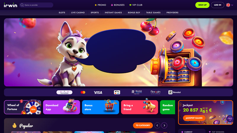 irwin lobby screenshot